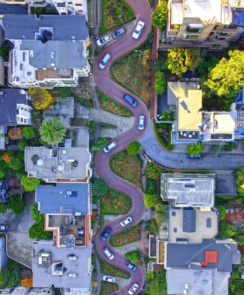 road, buildings, neighborhood, drone, california, lombard, neighborhood, neighborhood, neighborhood, neighborhood, neighborhood, drone, lombard