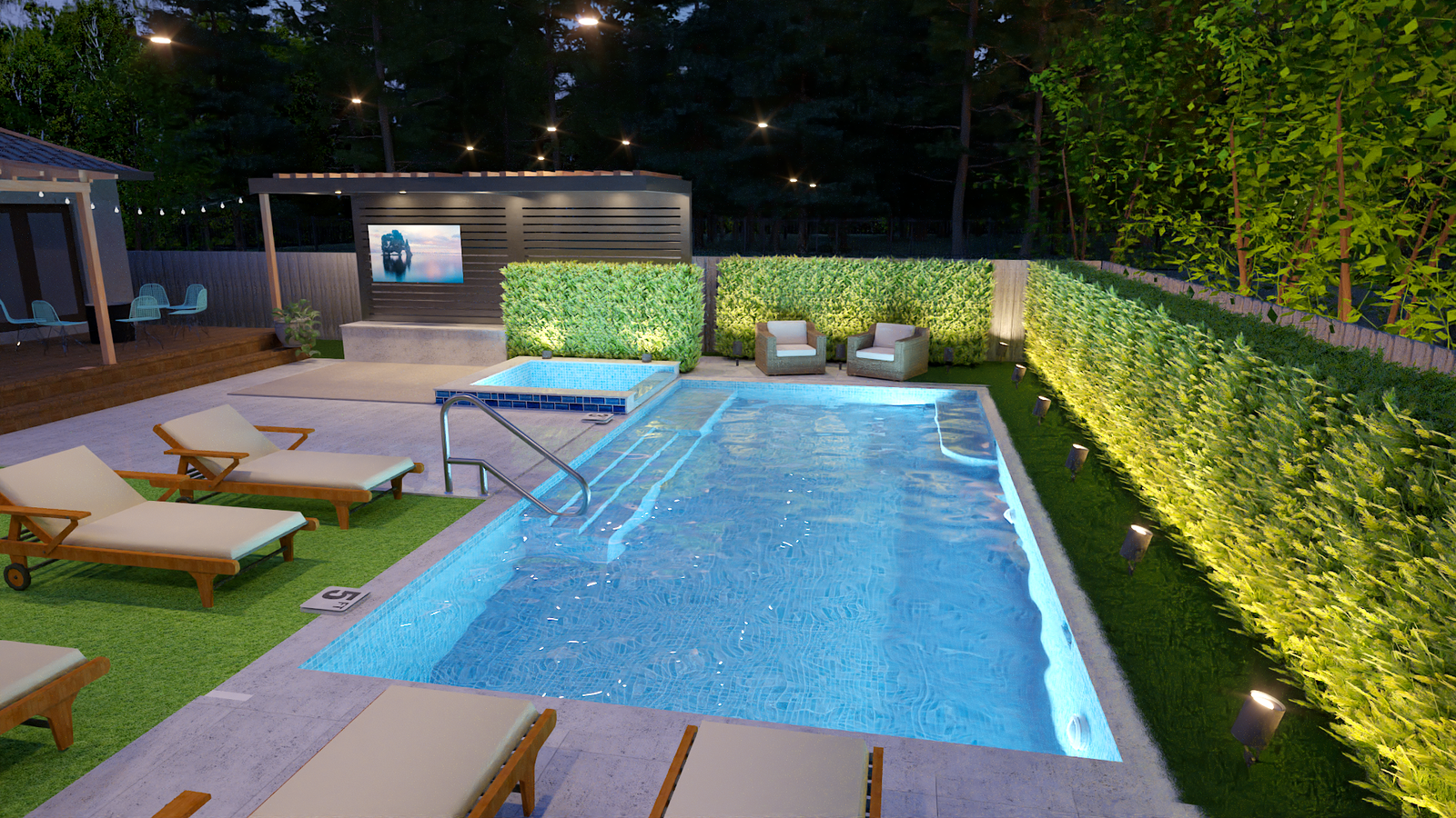 3_3 mock up_spa under cantilever