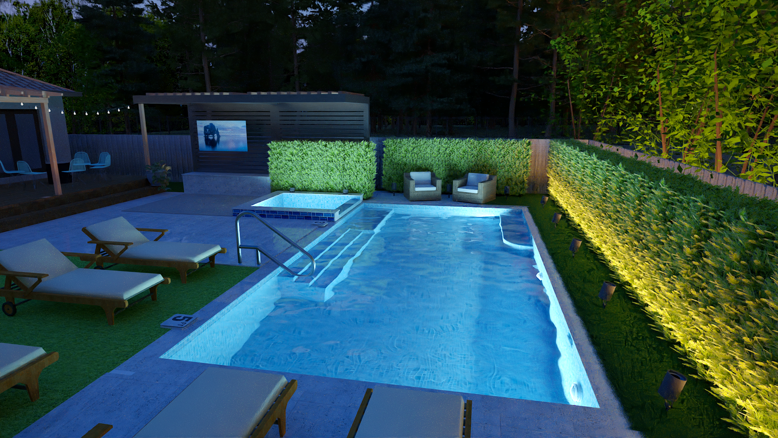 3_3 mock up_spa under cantilever_blue